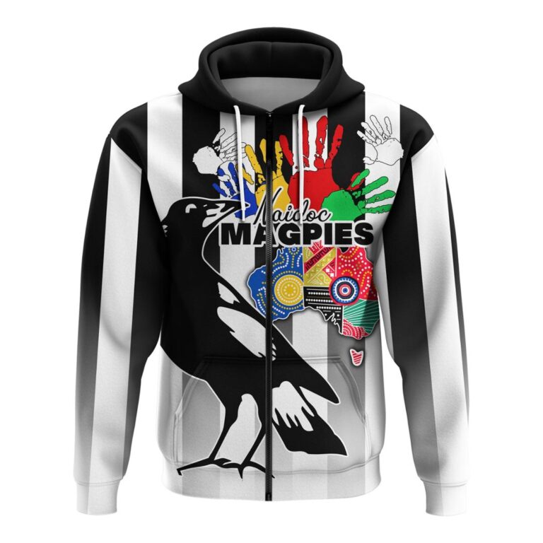 Australian Football League store - Loyal fans of Collingwood Football Club's Unisex Zip Hoodie:vintage Australian Football League suit,uniform,apparel,shirts,merch,hoodie,jackets,shorts,sweatshirt,outfits,clothes