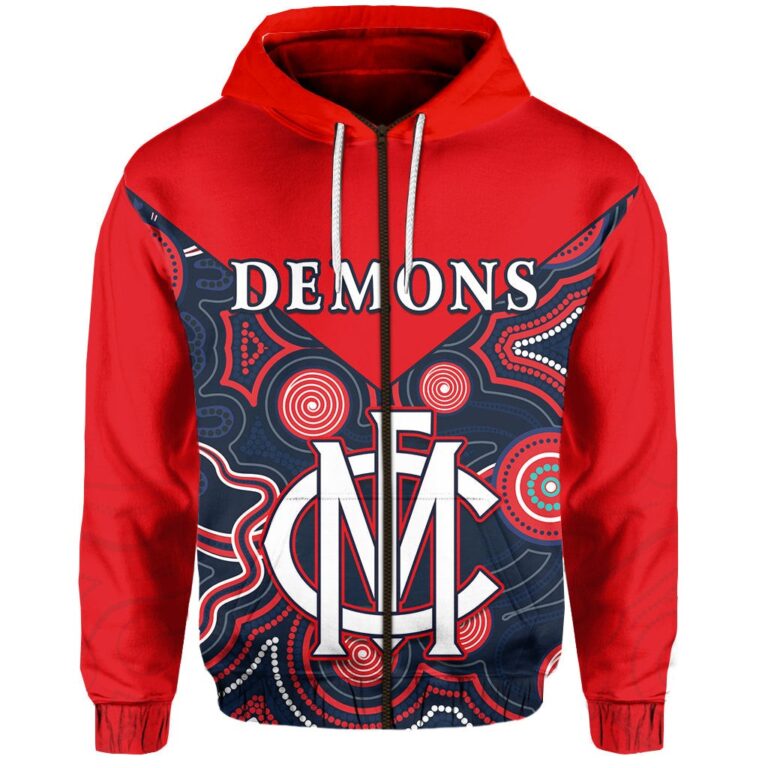 Australian Football League store - Loyal fans of Melbourne Football Club's Unisex Zip Hoodie:vintage Australian Football League suit,uniform,apparel,shirts,merch,hoodie,jackets,shorts,sweatshirt,outfits,clothes