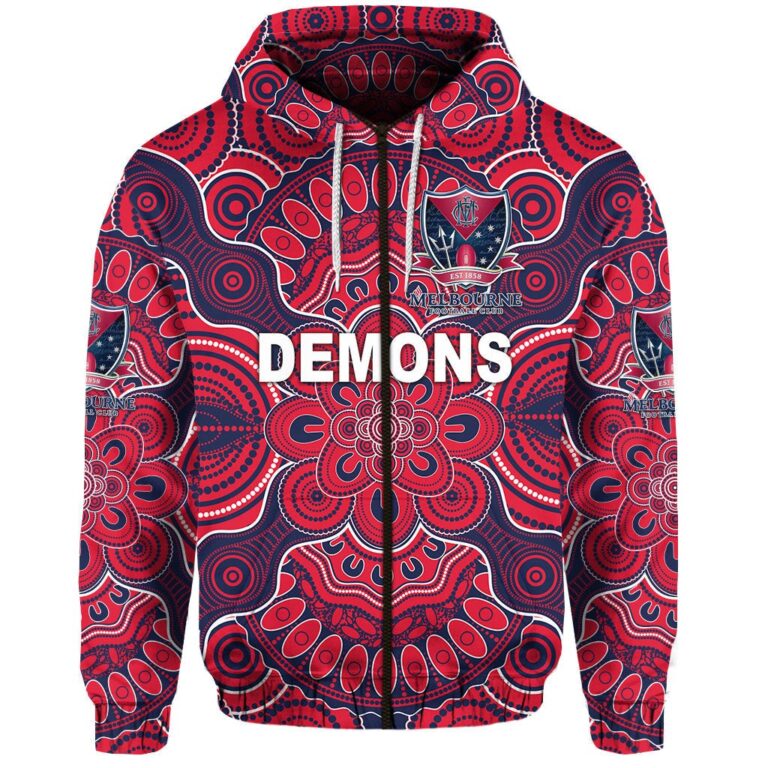 Australian Football League store - Loyal fans of Melbourne Football Club's Unisex Zip Hoodie:vintage Australian Football League suit,uniform,apparel,shirts,merch,hoodie,jackets,shorts,sweatshirt,outfits,clothes