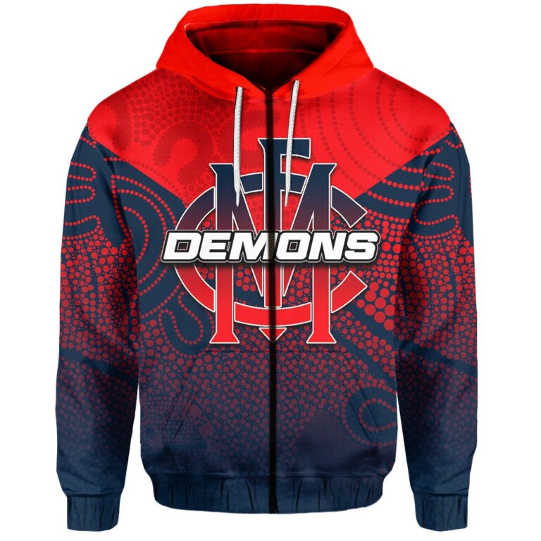 Australian Football League store - Loyal fans of Melbourne Football Club's Unisex Zip Hoodie:vintage Australian Football League suit,uniform,apparel,shirts,merch,hoodie,jackets,shorts,sweatshirt,outfits,clothes