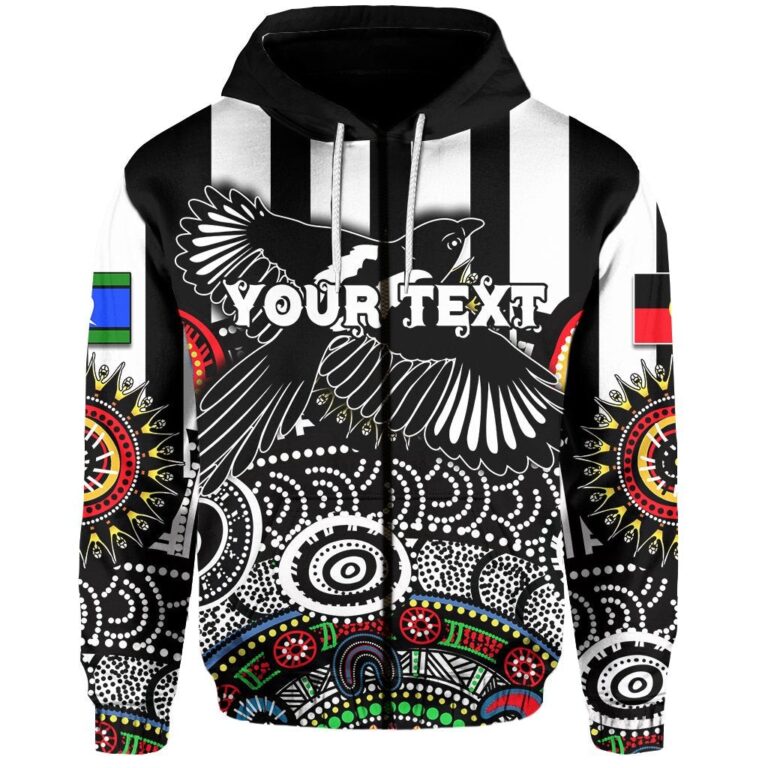 Australian Football League store - Loyal fans of Collingwood Football Club's Unisex Zip Hoodie:vintage Australian Football League suit,uniform,apparel,shirts,merch,hoodie,jackets,shorts,sweatshirt,outfits,clothes