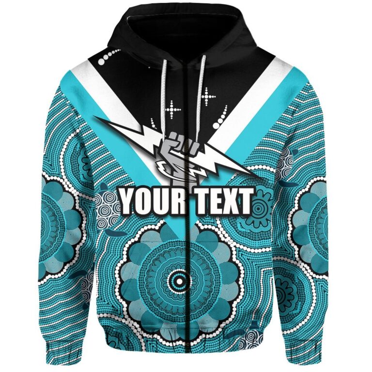 Australian Football League store - Loyal fans of Port Adelaide Football Club's Unisex Zip Hoodie:vintage Australian Football League suit,uniform,apparel,shirts,merch,hoodie,jackets,shorts,sweatshirt,outfits,clothes