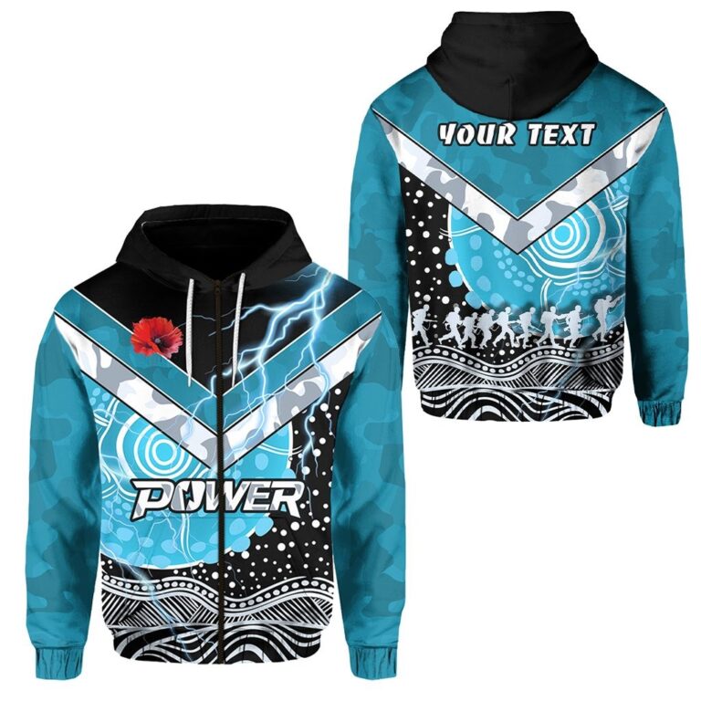 Australian Football League store - Loyal fans of Port Adelaide Football Club's Unisex Zip Hoodie:vintage Australian Football League suit,uniform,apparel,shirts,merch,hoodie,jackets,shorts,sweatshirt,outfits,clothes
