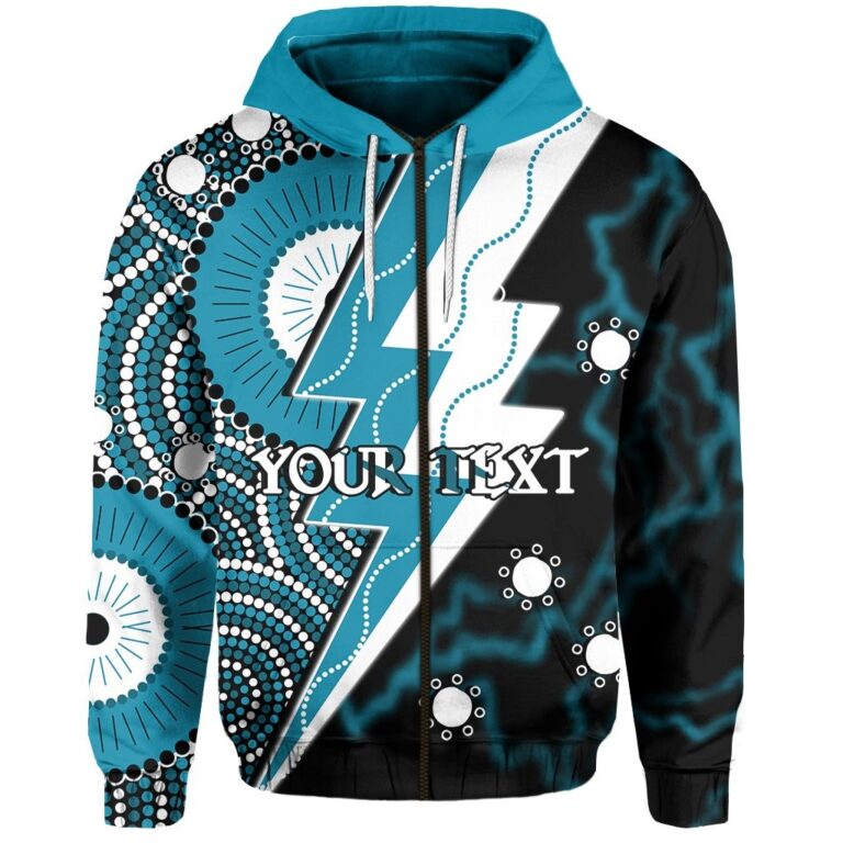 Australian Football League store - Loyal fans of Port Adelaide Football Club's Unisex Zip Hoodie:vintage Australian Football League suit,uniform,apparel,shirts,merch,hoodie,jackets,shorts,sweatshirt,outfits,clothes