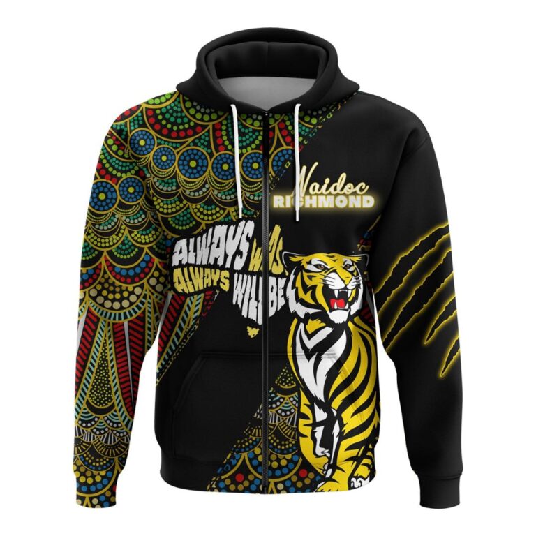 Australian Football League store - Loyal fans of Richmond Football Club's Unisex Zip Hoodie:vintage Australian Football League suit,uniform,apparel,shirts,merch,hoodie,jackets,shorts,sweatshirt,outfits,clothes