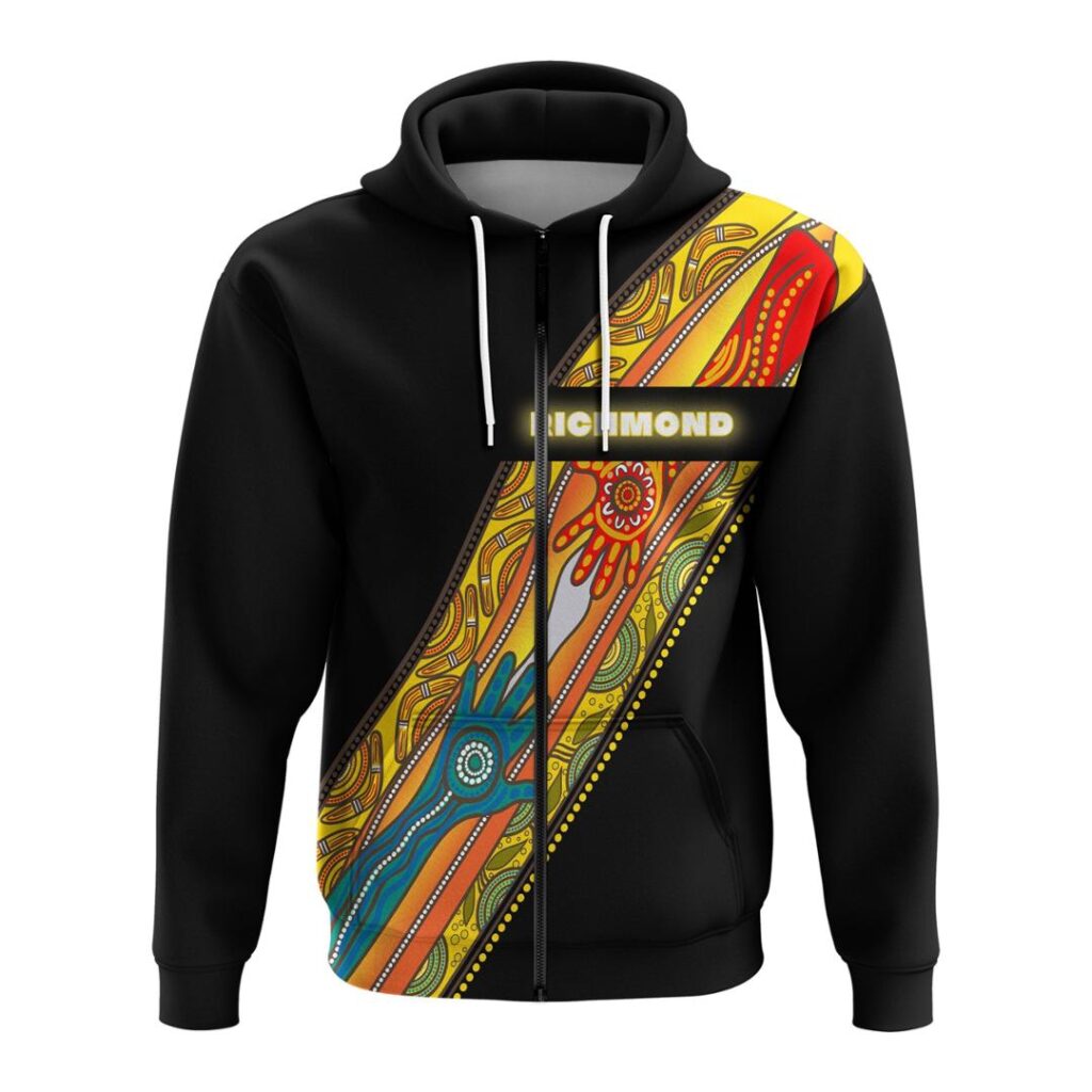 Australian Football League store - Loyal fans of Richmond Football Club's Unisex Zip Hoodie:vintage Australian Football League suit,uniform,apparel,shirts,merch,hoodie,jackets,shorts,sweatshirt,outfits,clothes