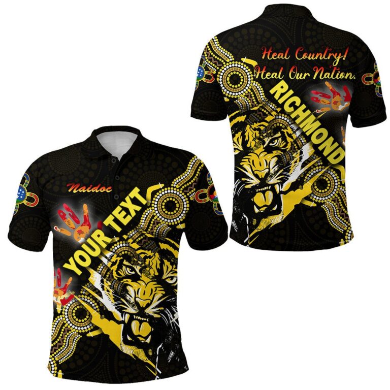 Australian Football League store - Loyal fans of Richmond Tigers's Unisex Polo Shirt:vintage Australian Football League suit,uniform,apparel,shirts,merch,hoodie,jackets,shorts,sweatshirt,outfits,clothes