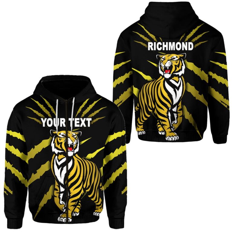 Australian Football League store - Loyal fans of Richmond Football Club's Unisex Zip Hoodie:vintage Australian Football League suit,uniform,apparel,shirts,merch,hoodie,jackets,shorts,sweatshirt,outfits,clothes