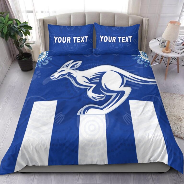 Australian Football League store - Loyal fans of North Melbourne Football Club's Bedding Duvet Cover + 1/2 Pillow Cases:vintage Australian Football League suit,uniform,apparel,shirts,merch,hoodie,jackets,shorts,sweatshirt,outfits,clothes