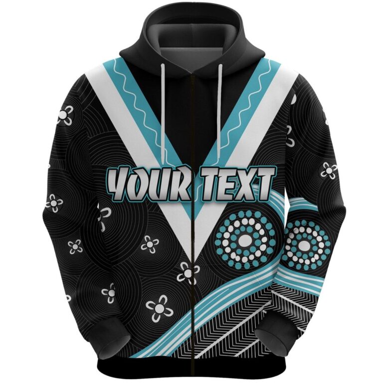 Australian Football League store - Loyal fans of Port Adelaide Football Club's Unisex Zip Hoodie:vintage Australian Football League suit,uniform,apparel,shirts,merch,hoodie,jackets,shorts,sweatshirt,outfits,clothes
