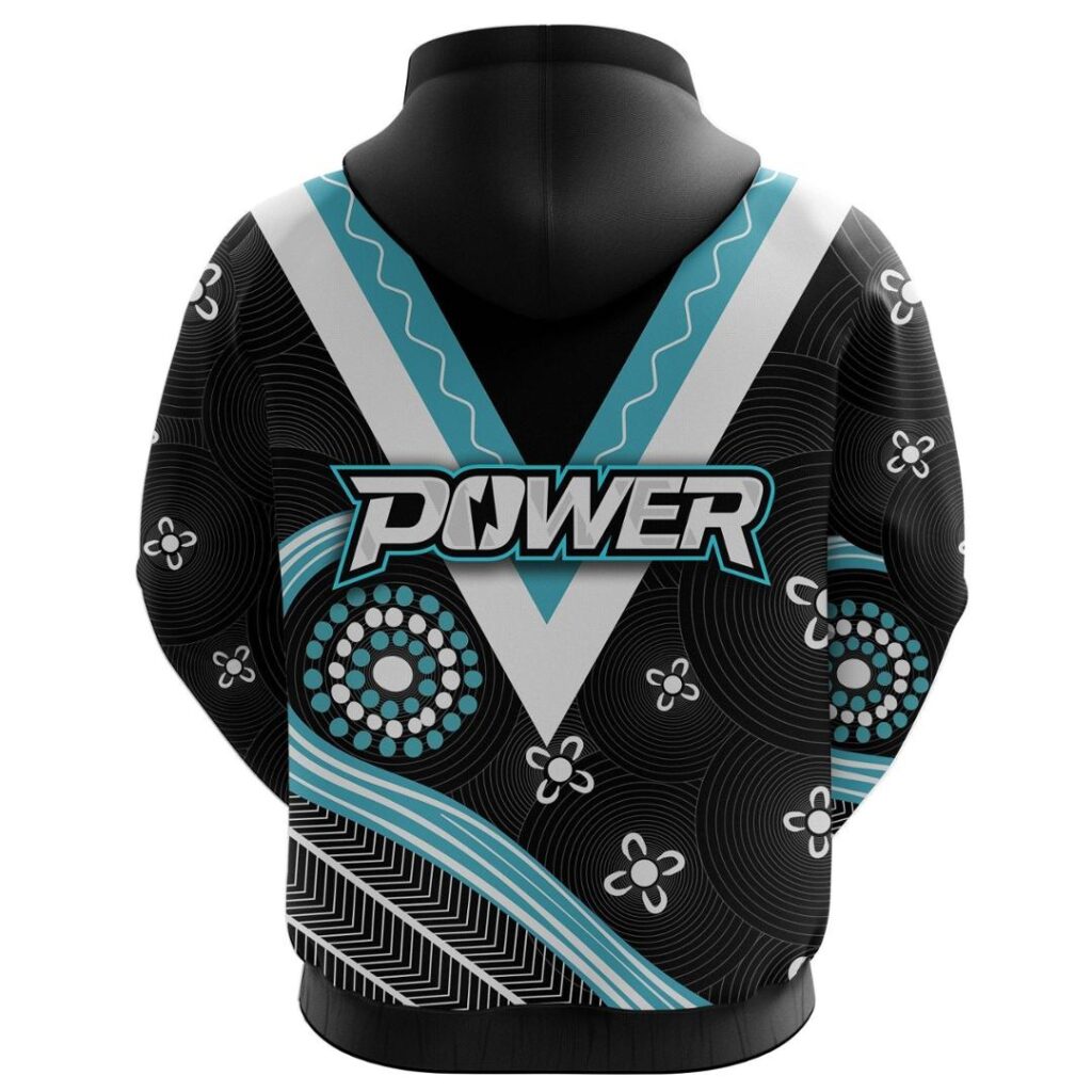 Australian Football League store - Loyal fans of Port Adelaide Football Club's Unisex Zip Hoodie:vintage Australian Football League suit,uniform,apparel,shirts,merch,hoodie,jackets,shorts,sweatshirt,outfits,clothes
