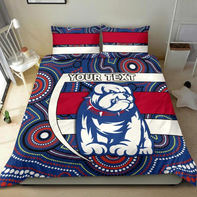 Australian Football League store - Loyal fans of Western Bulldogs's Bedding Duvet Cover + 1/2 Pillow Cases:vintage Australian Football League suit,uniform,apparel,shirts,merch,hoodie,jackets,shorts,sweatshirt,outfits,clothes