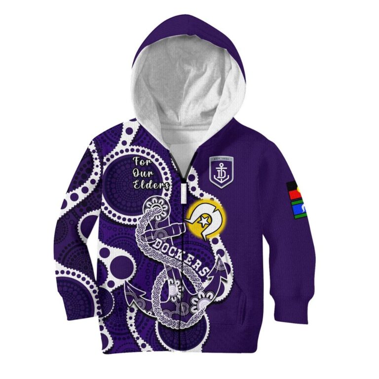Australian Football League store - Loyal fans of Fremantle Football Club's Kid Hoodie,Kid Zip Hoodie:vintage Australian Football League suit,uniform,apparel,shirts,merch,hoodie,jackets,shorts,sweatshirt,outfits,clothes