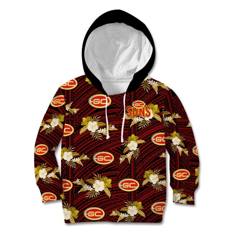 Australian Football League store - Loyal fans of Gold Coast Suns's Kid Hoodie,Kid Zip Hoodie:vintage Australian Football League suit,uniform,apparel,shirts,merch,hoodie,jackets,shorts,sweatshirt,outfits,clothes