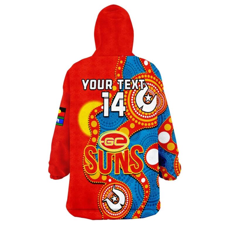 Australian Football League store - Loyal fans of Gold Coast Suns's Unisex Oodie,Kid Oodie:vintage Australian Football League suit,uniform,apparel,shirts,merch,hoodie,jackets,shorts,sweatshirt,outfits,clothes