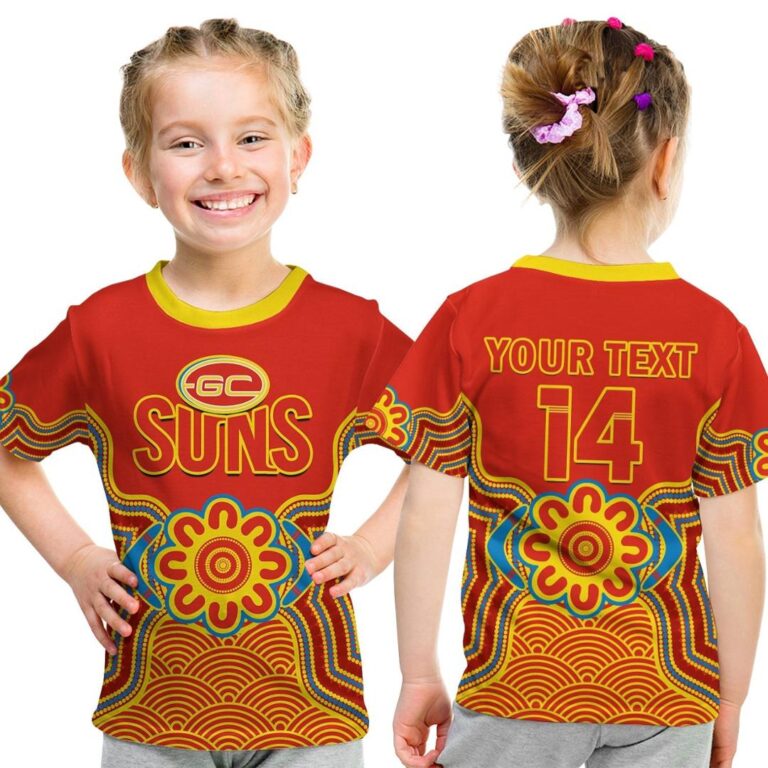 Australian Football League store - Loyal fans of Gold Coast Suns's Kid T-Shirt:vintage Australian Football League suit,uniform,apparel,shirts,merch,hoodie,jackets,shorts,sweatshirt,outfits,clothes