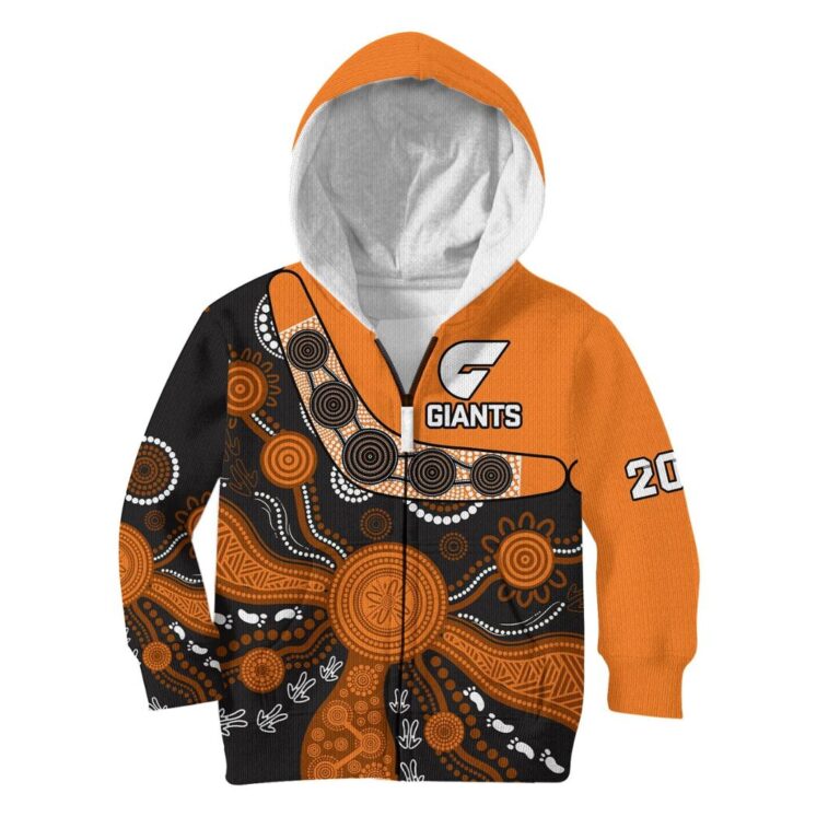 Australian Football League store - Loyal fans of Greater Western Sydney Giants's Kid Hoodie,Kid Zip Hoodie:vintage Australian Football League suit,uniform,apparel,shirts,merch,hoodie,jackets,shorts,sweatshirt,outfits,clothes
