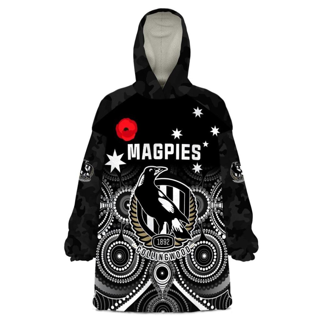 Australian Football League store - Loyal fans of Collingwood Football Club's Unisex Oodie,Kid Oodie:vintage Australian Football League suit,uniform,apparel,shirts,merch,hoodie,jackets,shorts,sweatshirt,outfits,clothes