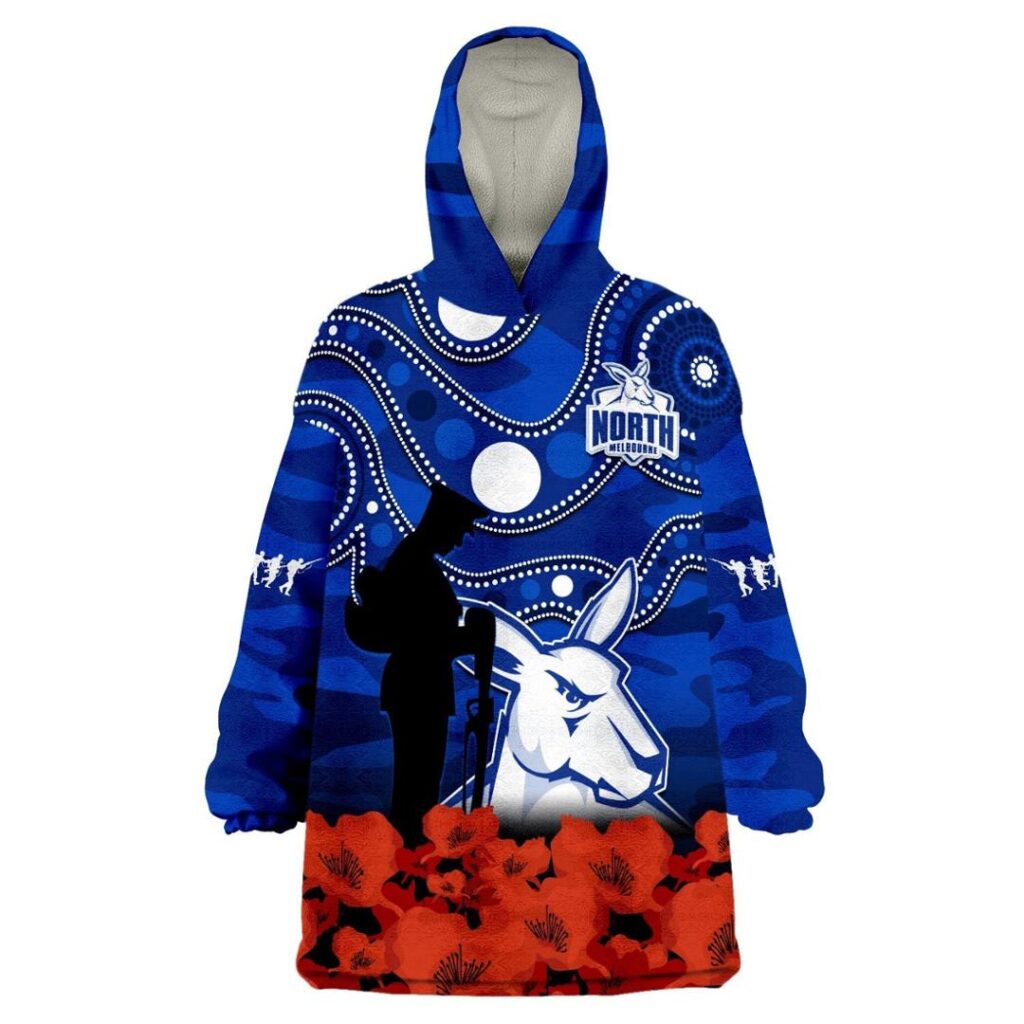 Australian Football League store - Loyal fans of North Melbourne Football Club's Unisex Oodie,Kid Oodie:vintage Australian Football League suit,uniform,apparel,shirts,merch,hoodie,jackets,shorts,sweatshirt,outfits,clothes