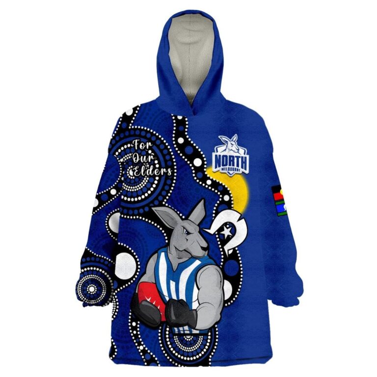 Australian Football League store - Loyal fans of North Melbourne Football Club's Unisex Oodie,Kid Oodie:vintage Australian Football League suit,uniform,apparel,shirts,merch,hoodie,jackets,shorts,sweatshirt,outfits,clothes