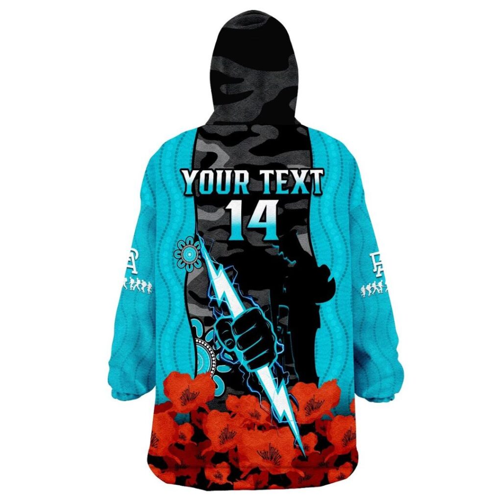 Australian Football League store - Loyal fans of Port Adelaide Football Club's Unisex Oodie,Kid Oodie:vintage Australian Football League suit,uniform,apparel,shirts,merch,hoodie,jackets,shorts,sweatshirt,outfits,clothes