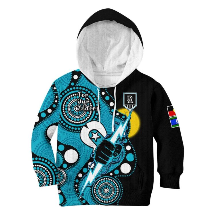 Australian Football League store - Loyal fans of Port Adelaide Football Club's Kid Hoodie,Kid Zip Hoodie:vintage Australian Football League suit,uniform,apparel,shirts,merch,hoodie,jackets,shorts,sweatshirt,outfits,clothes