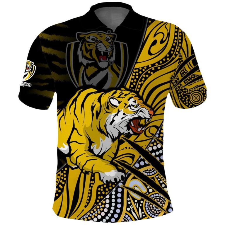 Australian Football League store - Loyal fans of Richmond Tigers's Unisex Polo Shirt:vintage Australian Football League suit,uniform,apparel,shirts,merch,hoodie,jackets,shorts,sweatshirt,outfits,clothes