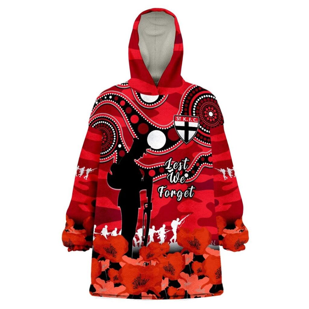 Australian Football League store - Loyal fans of St Kilda Football Club's Unisex Oodie,Kid Oodie:vintage Australian Football League suit,uniform,apparel,shirts,merch,hoodie,jackets,shorts,sweatshirt,outfits,clothes