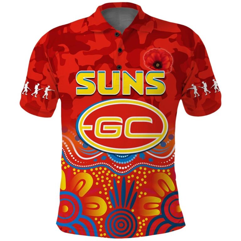 Australian Football League store - Loyal fans of Gold Coast Suns's Unisex Polo Shirt:vintage Australian Football League suit,uniform,apparel,shirts,merch,hoodie,jackets,shorts,sweatshirt,outfits,clothes
