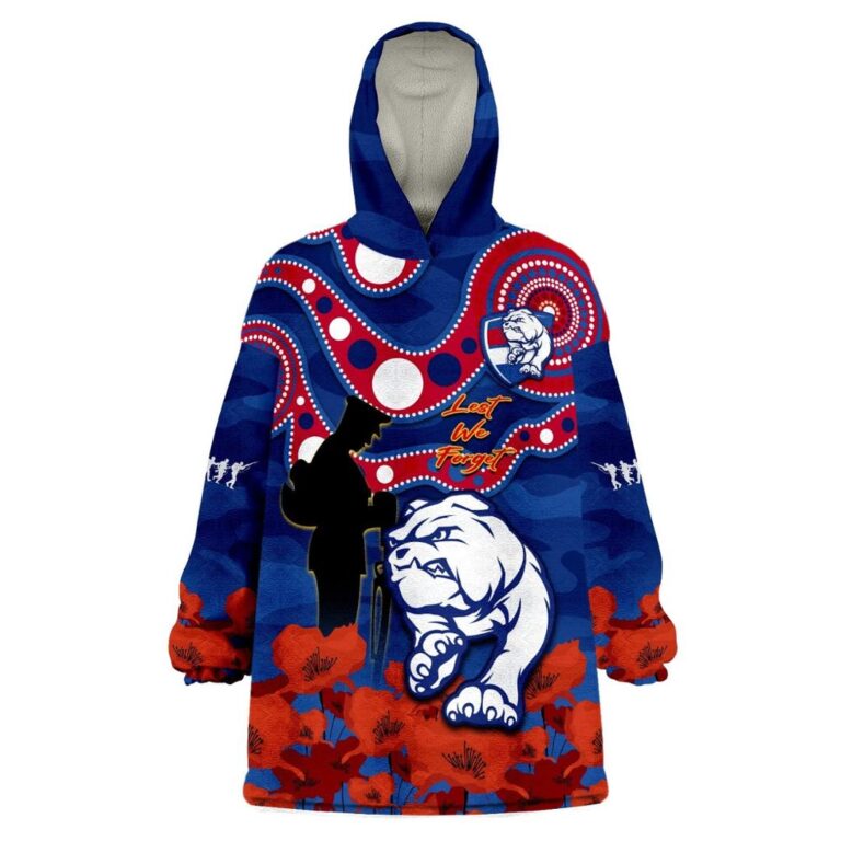 Australian Football League store - Loyal fans of Western Bulldogs's Unisex Oodie,Kid Oodie:vintage Australian Football League suit,uniform,apparel,shirts,merch,hoodie,jackets,shorts,sweatshirt,outfits,clothes