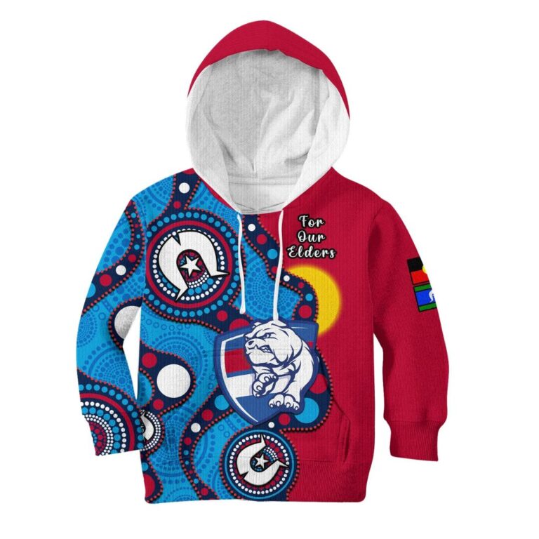 Australian Football League store - Loyal fans of Western Bulldogs's Kid Hoodie,Kid Zip Hoodie:vintage Australian Football League suit,uniform,apparel,shirts,merch,hoodie,jackets,shorts,sweatshirt,outfits,clothes