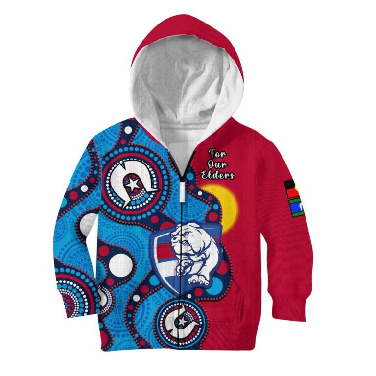 Australian Football League store - Loyal fans of Western Bulldogs's Kid Hoodie,Kid Zip Hoodie:vintage Australian Football League suit,uniform,apparel,shirts,merch,hoodie,jackets,shorts,sweatshirt,outfits,clothes