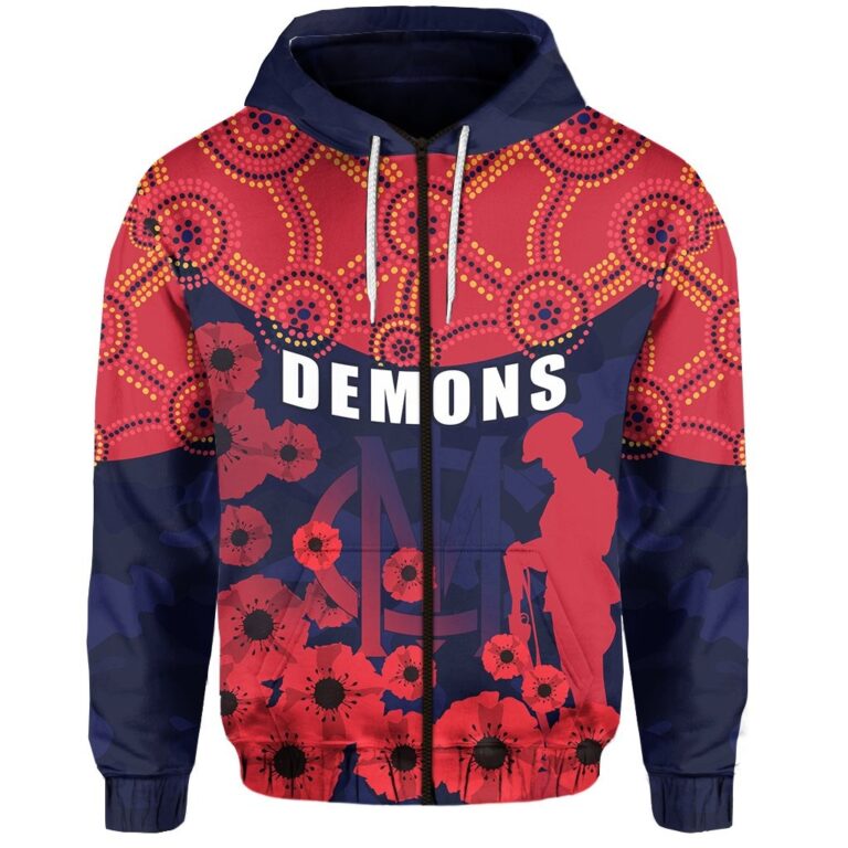 Australian Football League store - Loyal fans of Melbourne Football Club's Unisex Zip Hoodie:vintage Australian Football League suit,uniform,apparel,shirts,merch,hoodie,jackets,shorts,sweatshirt,outfits,clothes