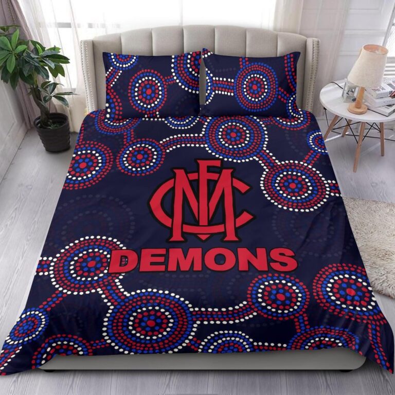 Australian Football League store - Loyal fans of Melbourne Football Club's Bedding Duvet Cover + 1/2 Pillow Cases:vintage Australian Football League suit,uniform,apparel,shirts,merch,hoodie,jackets,shorts,sweatshirt,outfits,clothes