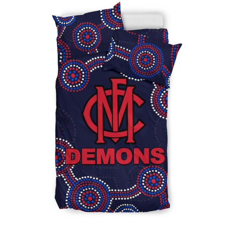 Australian Football League store - Loyal fans of Melbourne Football Club's Bedding Duvet Cover + 1/2 Pillow Cases:vintage Australian Football League suit,uniform,apparel,shirts,merch,hoodie,jackets,shorts,sweatshirt,outfits,clothes