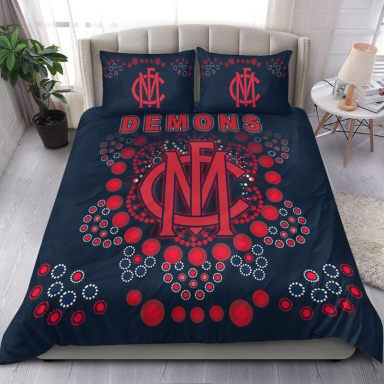 Australian Football League store - Loyal fans of Melbourne Football Club's Bedding Duvet Cover + 1/2 Pillow Cases:vintage Australian Football League suit,uniform,apparel,shirts,merch,hoodie,jackets,shorts,sweatshirt,outfits,clothes