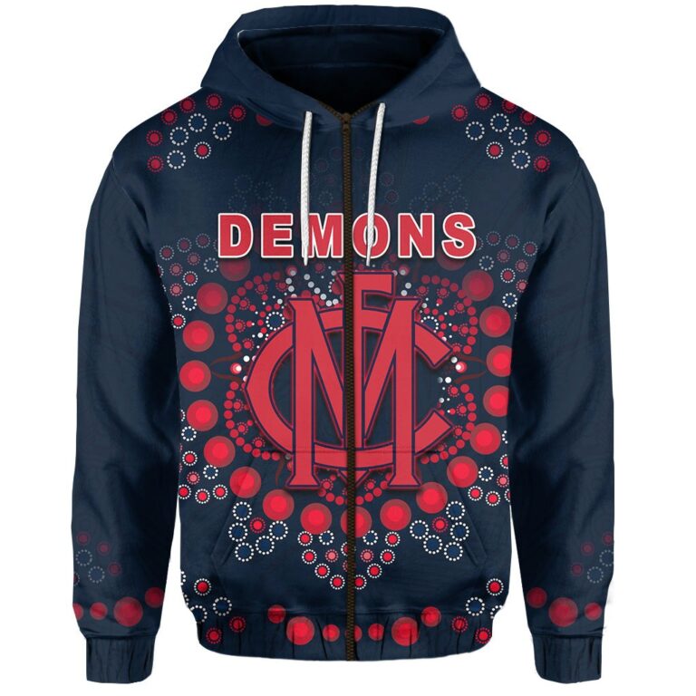 Australian Football League store - Loyal fans of Melbourne Football Club's Unisex Zip Hoodie:vintage Australian Football League suit,uniform,apparel,shirts,merch,hoodie,jackets,shorts,sweatshirt,outfits,clothes