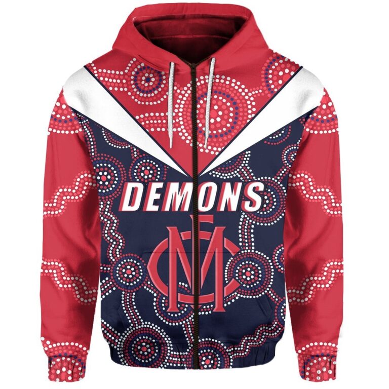 Australian Football League store - Loyal fans of Melbourne Football Club's Unisex Zip Hoodie:vintage Australian Football League suit,uniform,apparel,shirts,merch,hoodie,jackets,shorts,sweatshirt,outfits,clothes