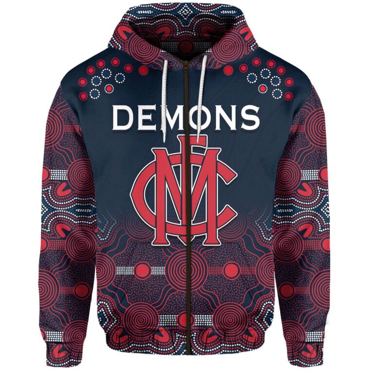 Australian Football League store - Loyal fans of Melbourne Football Club's Unisex Zip Hoodie:vintage Australian Football League suit,uniform,apparel,shirts,merch,hoodie,jackets,shorts,sweatshirt,outfits,clothes