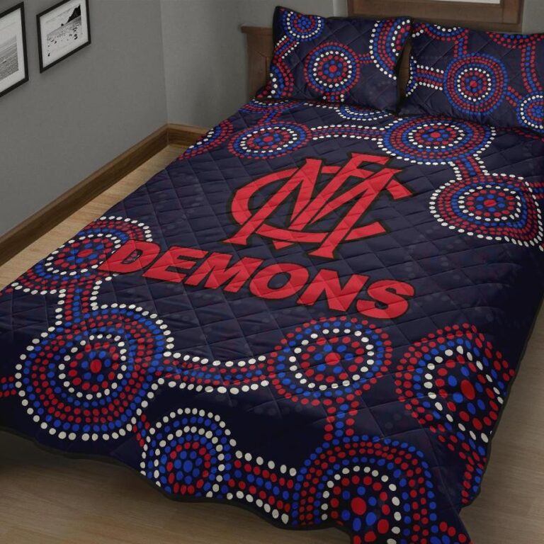 Australian Football League store - Loyal fans of Melbourne Football Club's Quilt + 1/2 Pillow Cases:vintage Australian Football League suit,uniform,apparel,shirts,merch,hoodie,jackets,shorts,sweatshirt,outfits,clothes