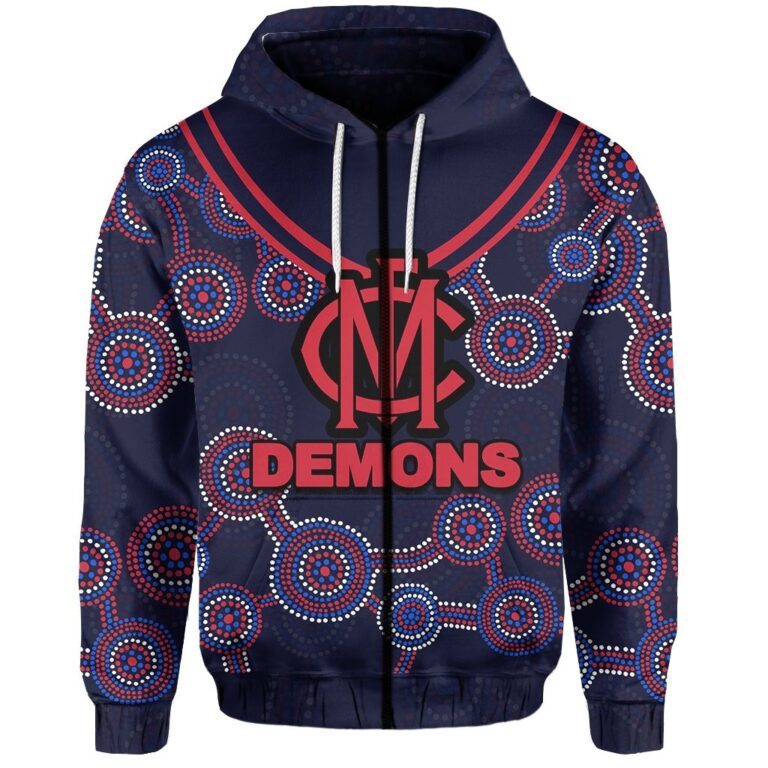 Australian Football League store - Loyal fans of Melbourne Football Club's Unisex Zip Hoodie:vintage Australian Football League suit,uniform,apparel,shirts,merch,hoodie,jackets,shorts,sweatshirt,outfits,clothes