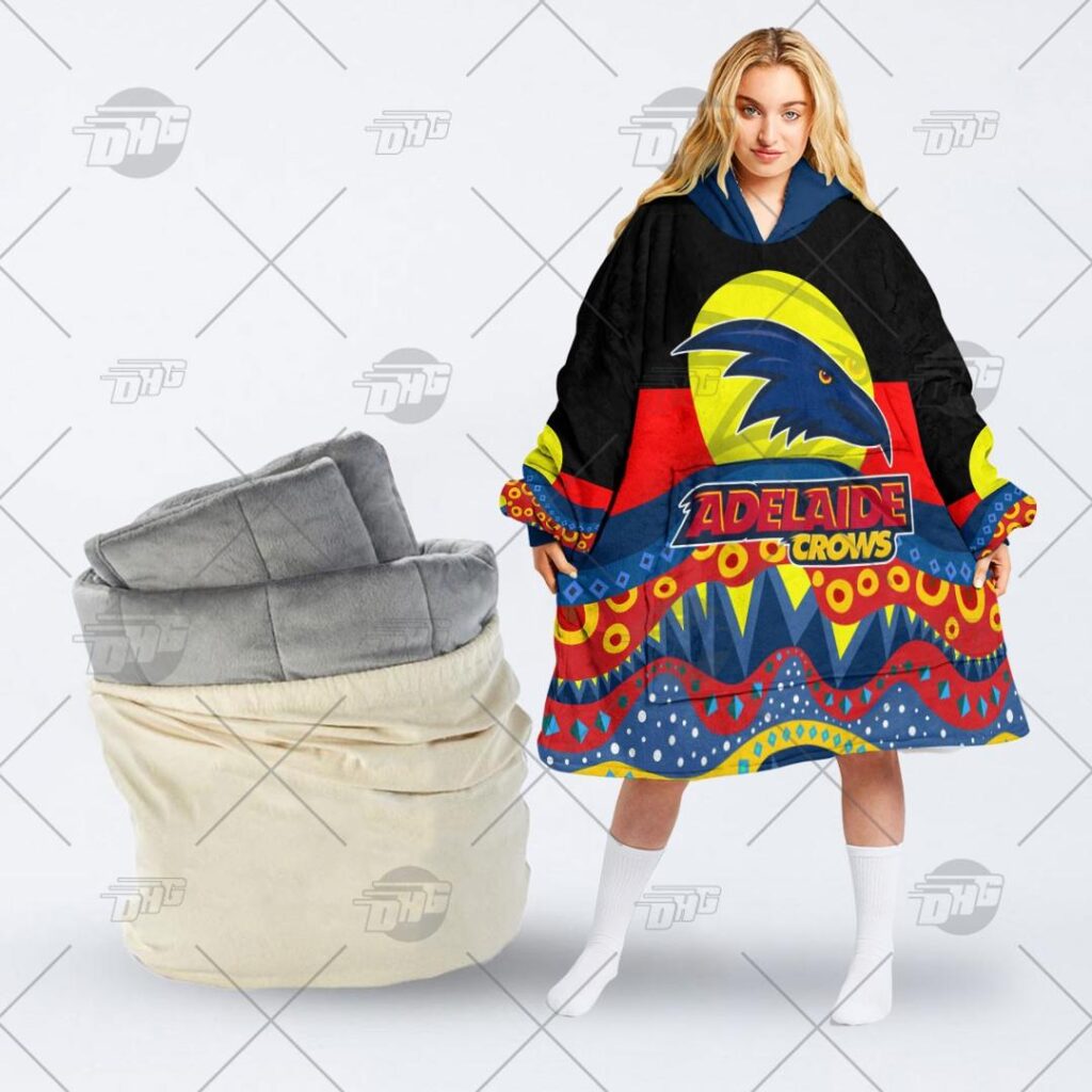 Australian Football League store - Loyal fans of Adelaide Football Club's Unisex Oodie,Kid Oodie:vintage Australian Football League suit,uniform,apparel,shirts,merch,hoodie,jackets,shorts,sweatshirt,outfits,clothes