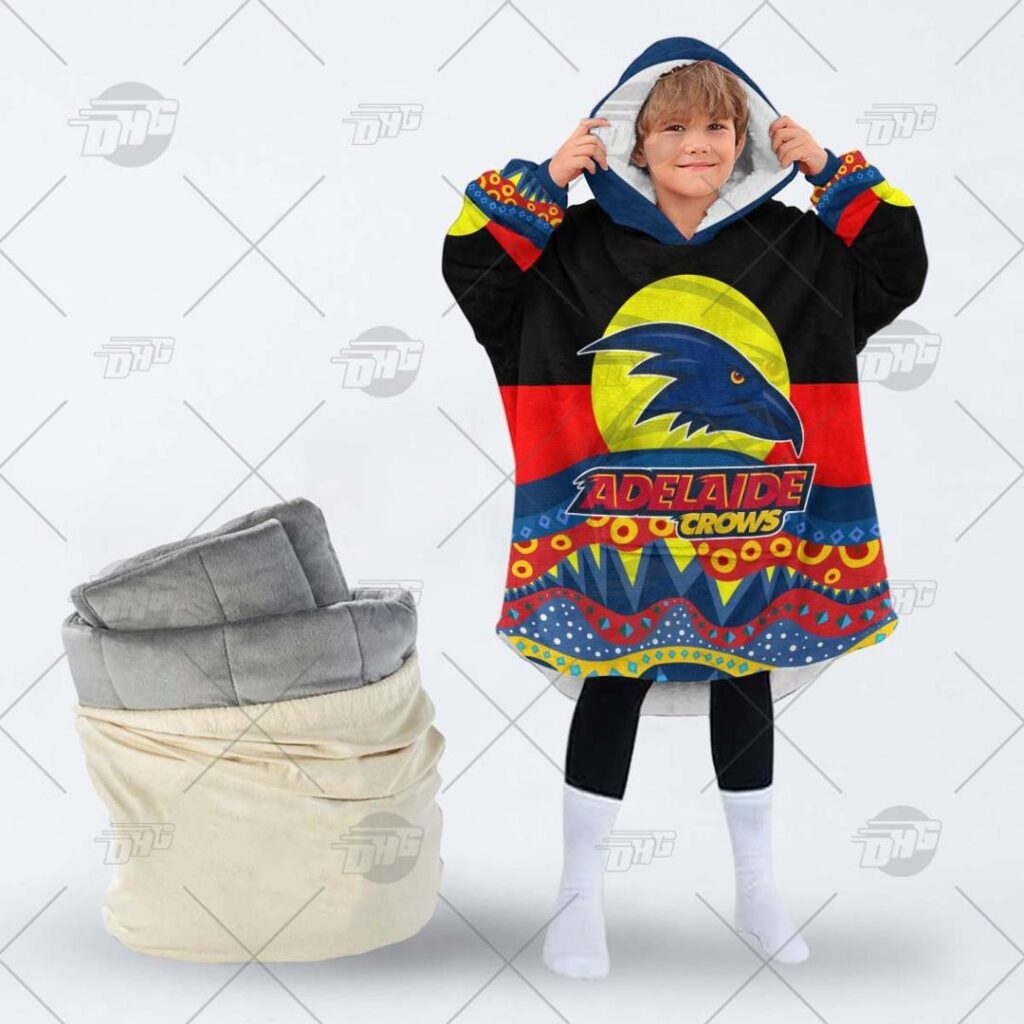 Australian Football League store - Loyal fans of Adelaide Football Club's Unisex Oodie,Kid Oodie:vintage Australian Football League suit,uniform,apparel,shirts,merch,hoodie,jackets,shorts,sweatshirt,outfits,clothes