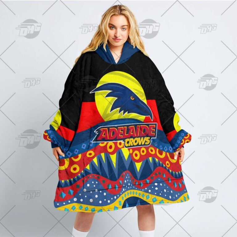 Australian Football League store - Loyal fans of Adelaide Football Club's Unisex Oodie,Kid Oodie:vintage Australian Football League suit,uniform,apparel,shirts,merch,hoodie,jackets,shorts,sweatshirt,outfits,clothes