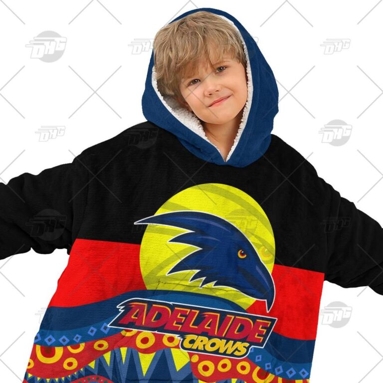 Australian Football League store - Loyal fans of Adelaide Football Club's Unisex Oodie,Kid Oodie:vintage Australian Football League suit,uniform,apparel,shirts,merch,hoodie,jackets,shorts,sweatshirt,outfits,clothes