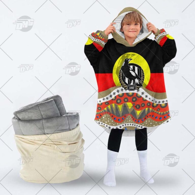 Australian Football League store - Loyal fans of Collingwood Football Club's Unisex Oodie,Kid Oodie:vintage Australian Football League suit,uniform,apparel,shirts,merch,hoodie,jackets,shorts,sweatshirt,outfits,clothes