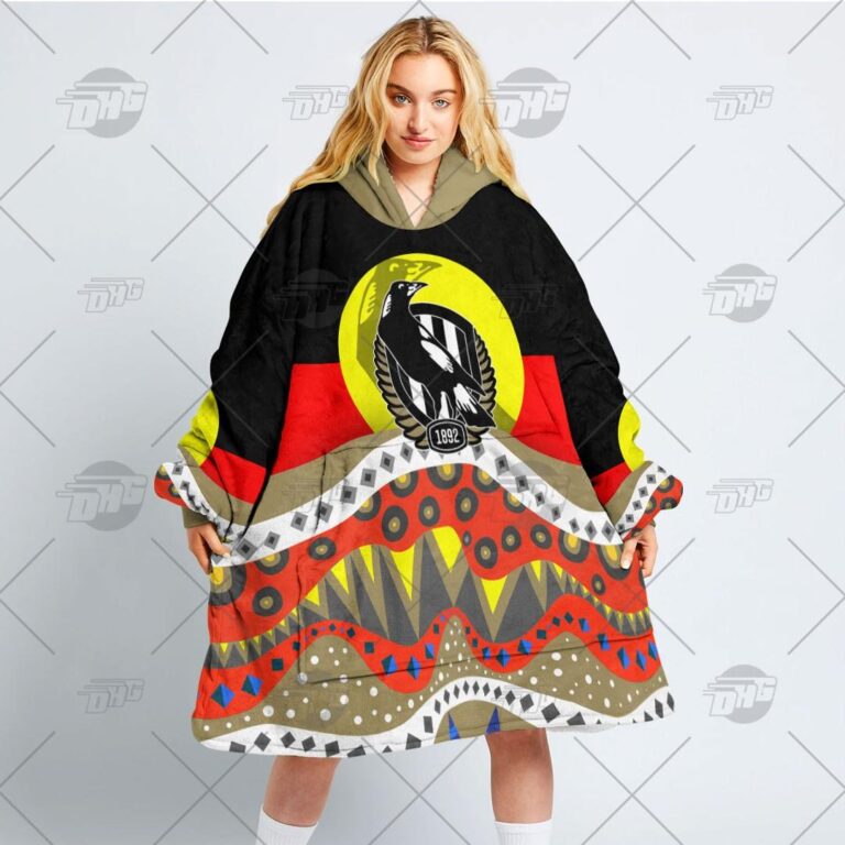 Australian Football League store - Loyal fans of Collingwood Football Club's Unisex Oodie,Kid Oodie:vintage Australian Football League suit,uniform,apparel,shirts,merch,hoodie,jackets,shorts,sweatshirt,outfits,clothes