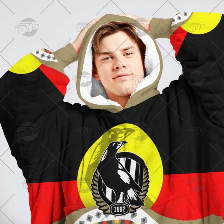 Australian Football League store - Loyal fans of Collingwood Football Club's Unisex Oodie,Kid Oodie:vintage Australian Football League suit,uniform,apparel,shirts,merch,hoodie,jackets,shorts,sweatshirt,outfits,clothes