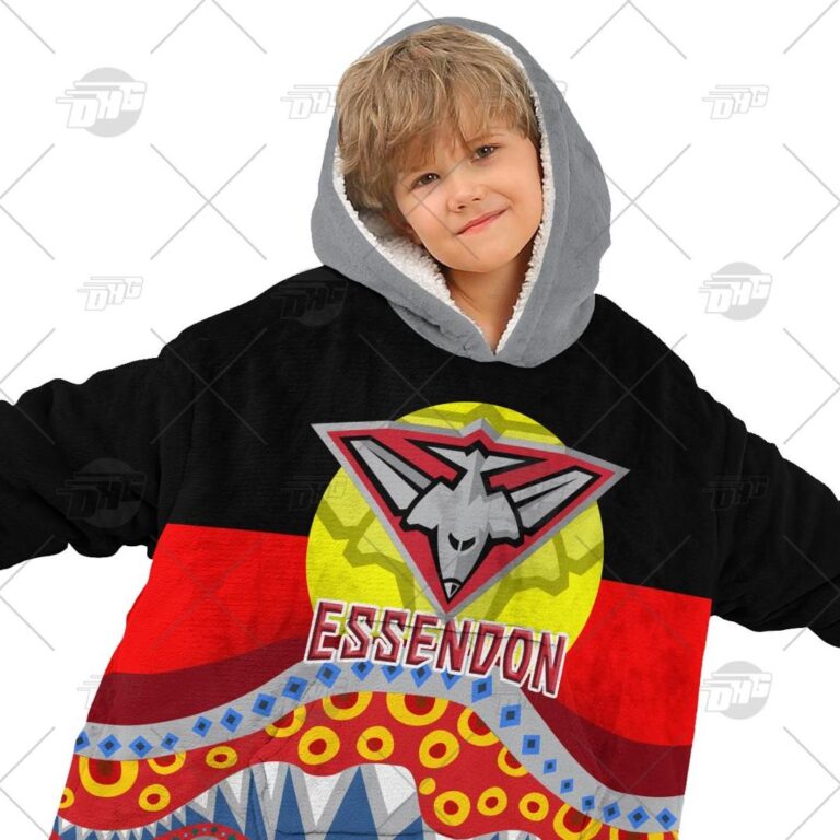 Australian Football League store - Loyal fans of Essendon Football Club's Unisex Oodie,Kid Oodie:vintage Australian Football League suit,uniform,apparel,shirts,merch,hoodie,jackets,shorts,sweatshirt,outfits,clothes