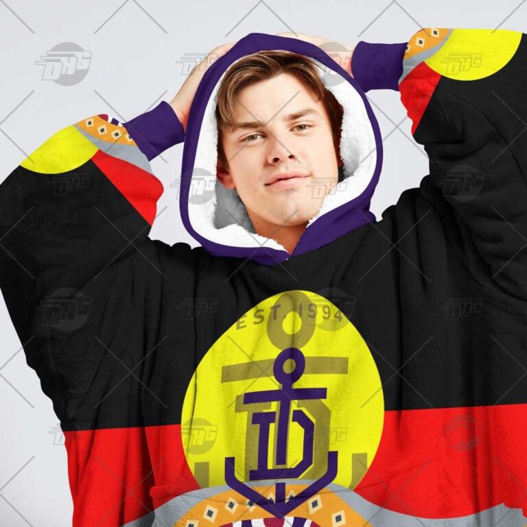 Australian Football League store - Loyal fans of Fremantle Football Club's Unisex Oodie,Kid Oodie:vintage Australian Football League suit,uniform,apparel,shirts,merch,hoodie,jackets,shorts,sweatshirt,outfits,clothes